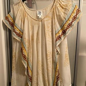 Cream blouse